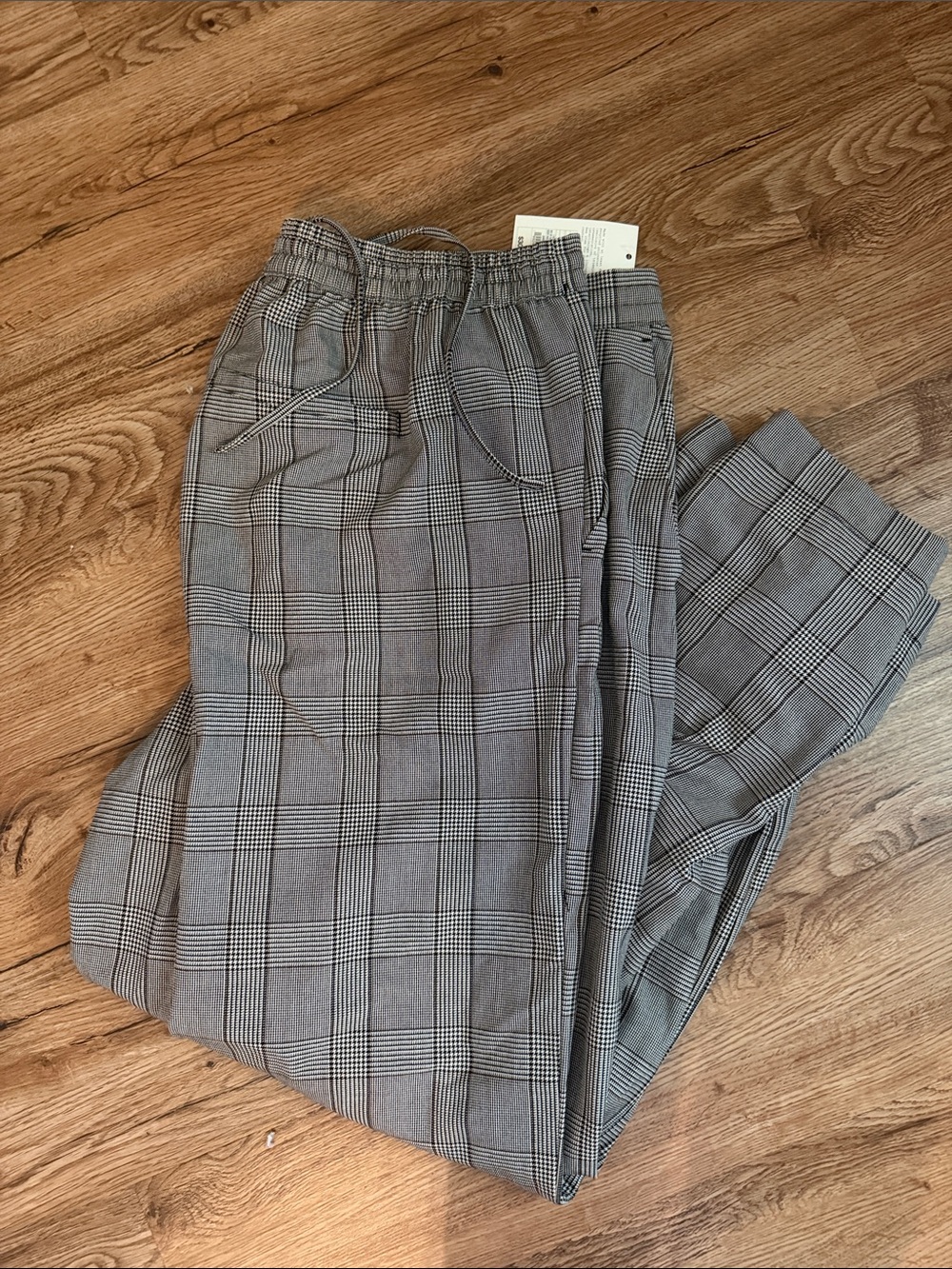 A New Day wide leg Plaid Drawstring Pants